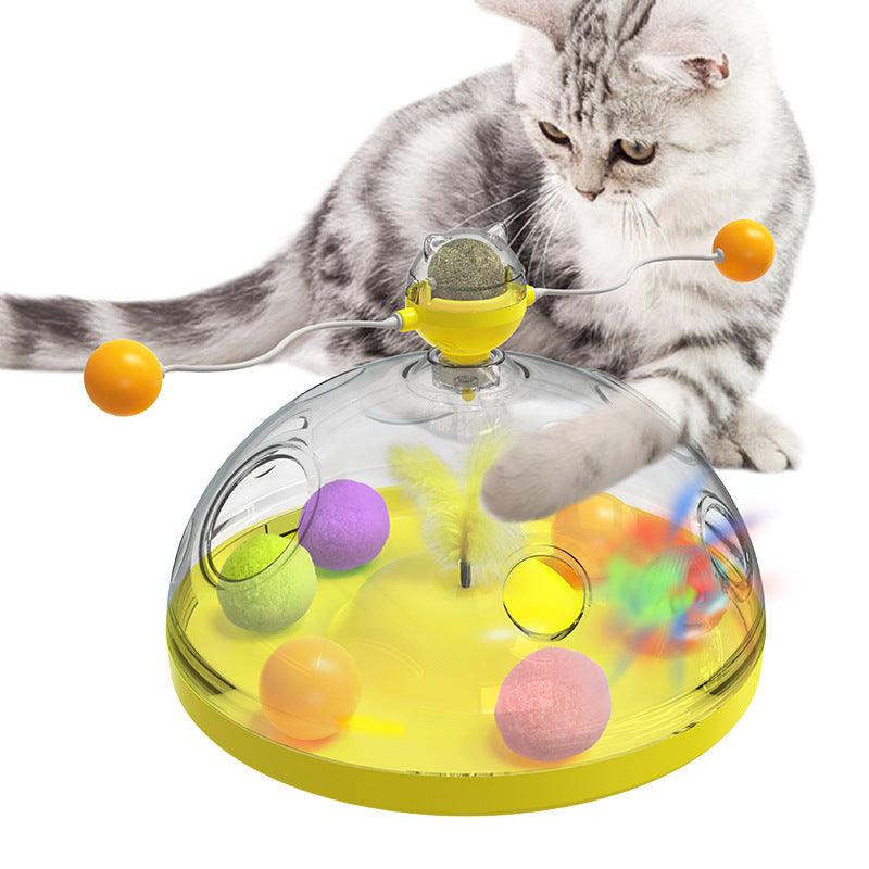 Whisker Wonderland: Interactive Cat Toy Extravaganza Dog Hugs Cat
