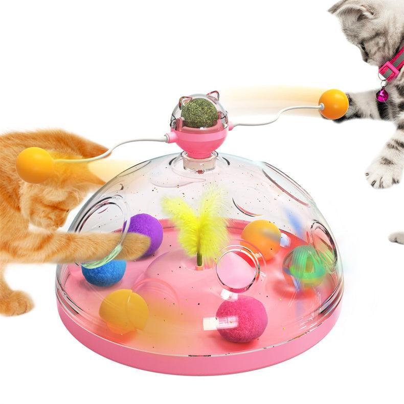 Whisker Wonderland: Interactive Cat Toy Extravaganza Dog Hugs Cat