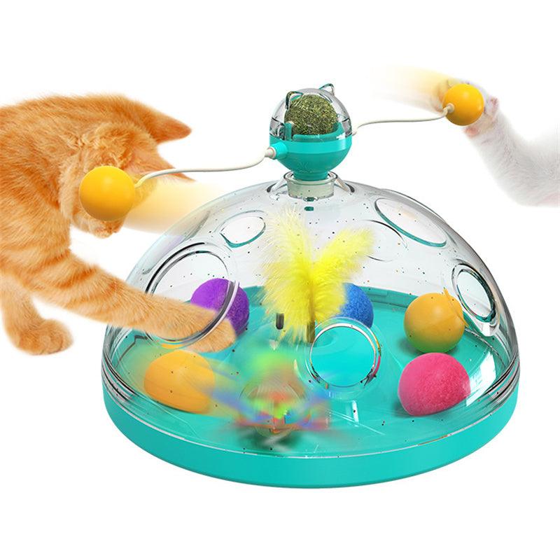 Whisker Wonderland: Interactive Cat Toy Extravaganza Dog Hugs Cat