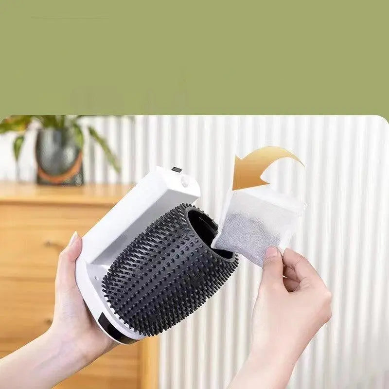Ultimate Cat Spa Corner Groomer: The Perfect Self-Grooming Haven For Your Feline Friend Dog Hugs Cat