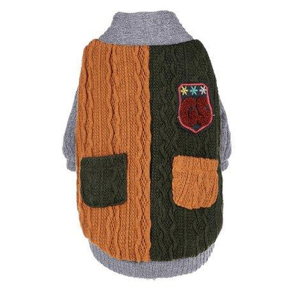 Cozy Cotton Dog Sweater Dog Hugs Cat